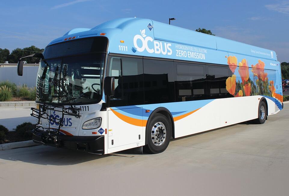 Orange County fuel cell electric bus